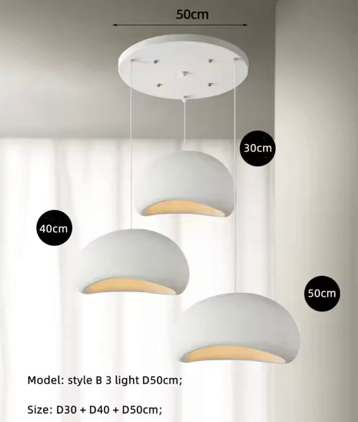 Lustra set 3 bucati Dome Wabi Sabi