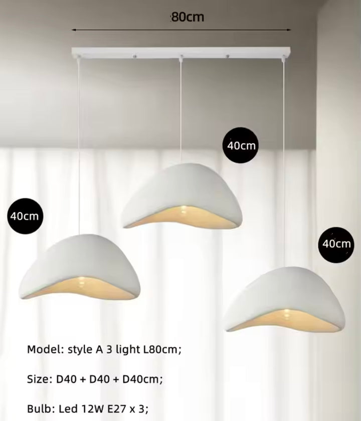Lustra set 3 bucati Dome Wabi Sabi
