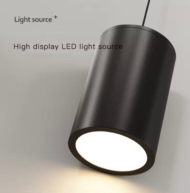 Plafoniera minimalista neagra Led Spot
