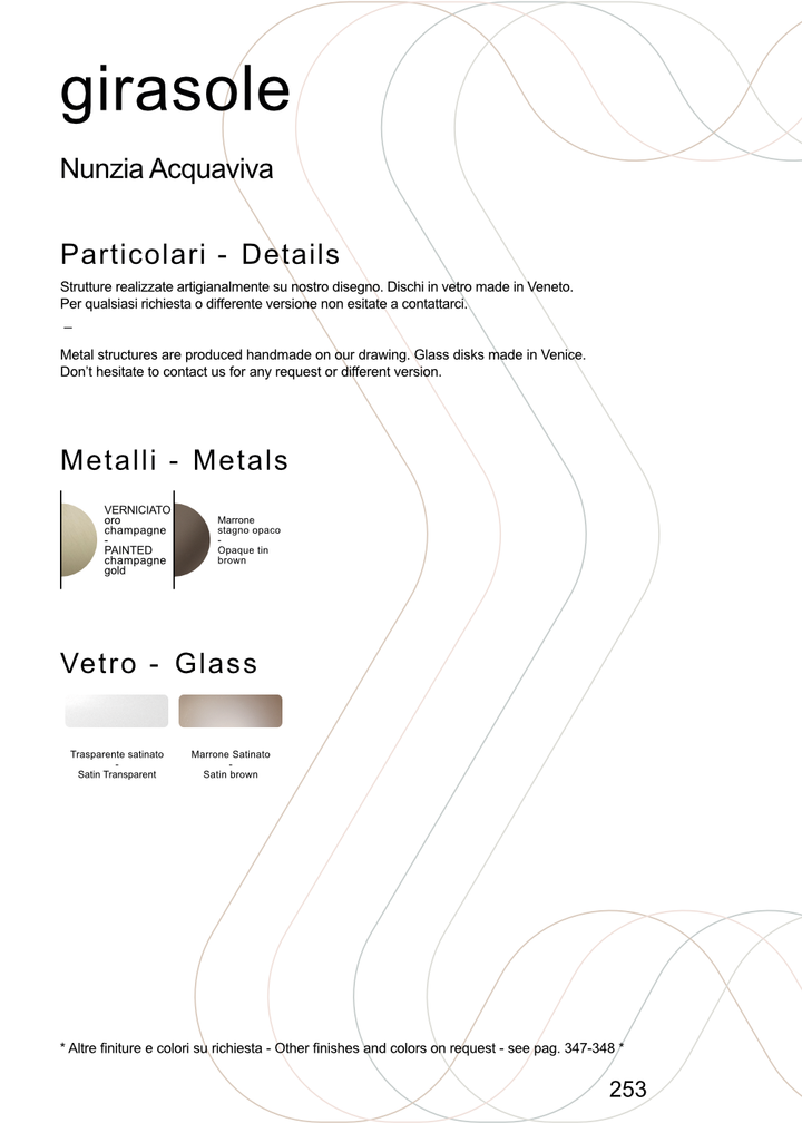 Aplica de perete Girasole by Twenty Brand Design