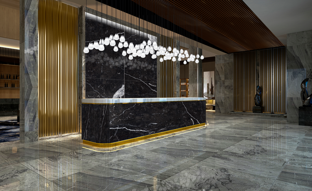 Candelabru pentru front-desk-uri Gocce Linear by Twenty Brand Design