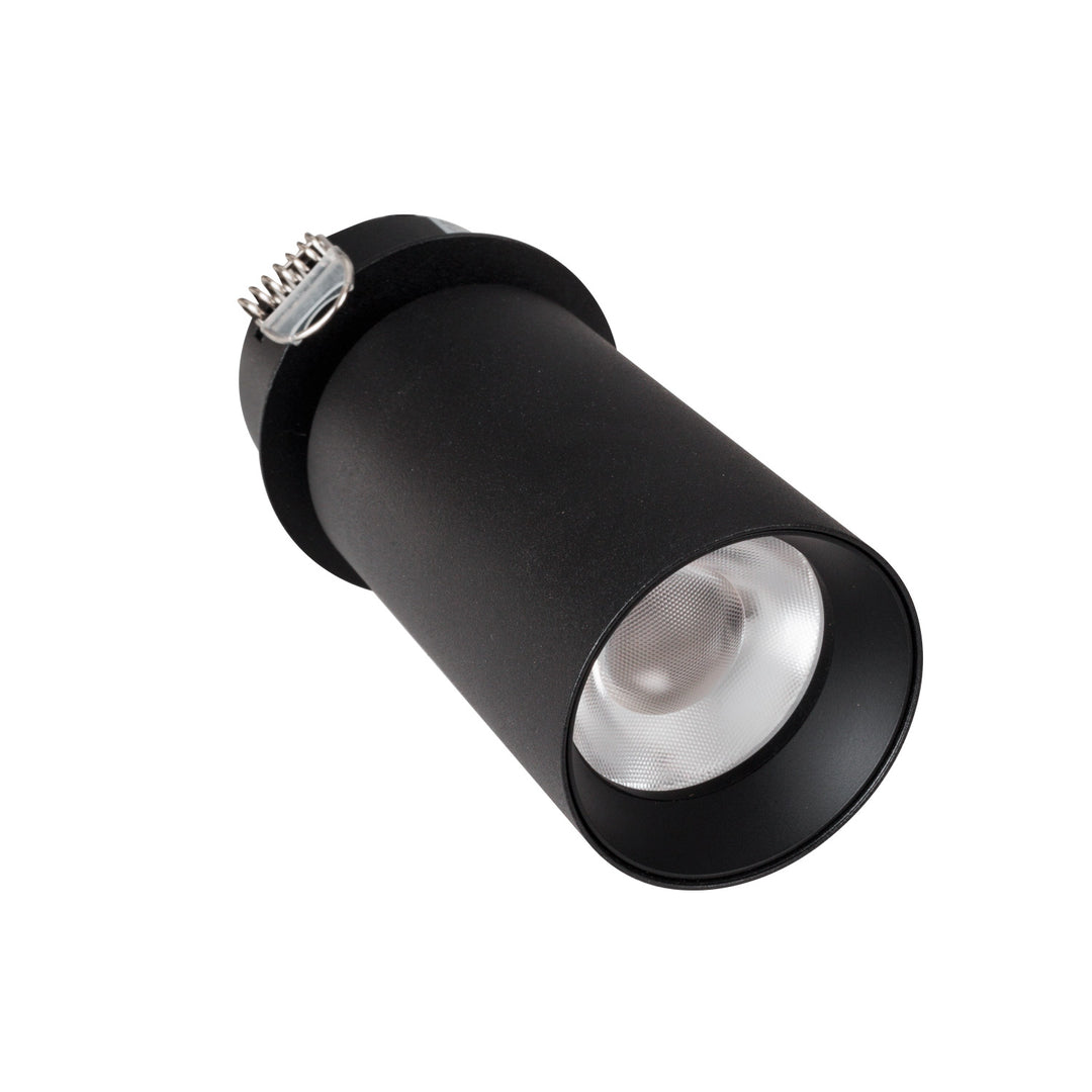 Spot incastrat Halo D negru Maxlight H0127