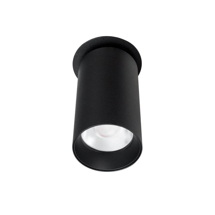 Spot incastrat Halo D negru Maxlight H0127