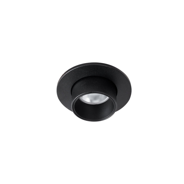 Spot incastrat Halo E negru Maxlight H0129