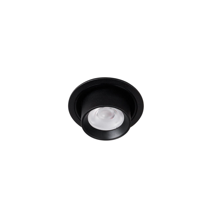 Spot incastrat Halo F negru Maxlight H0131