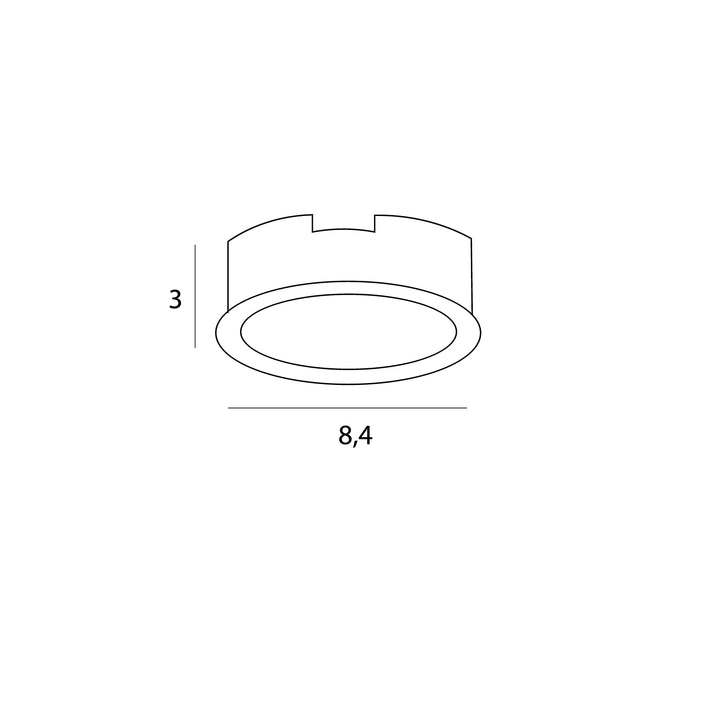 Rama pentru spot incastrat compatibil Hm190 I Trafo Ht190 Maxlight H190.01