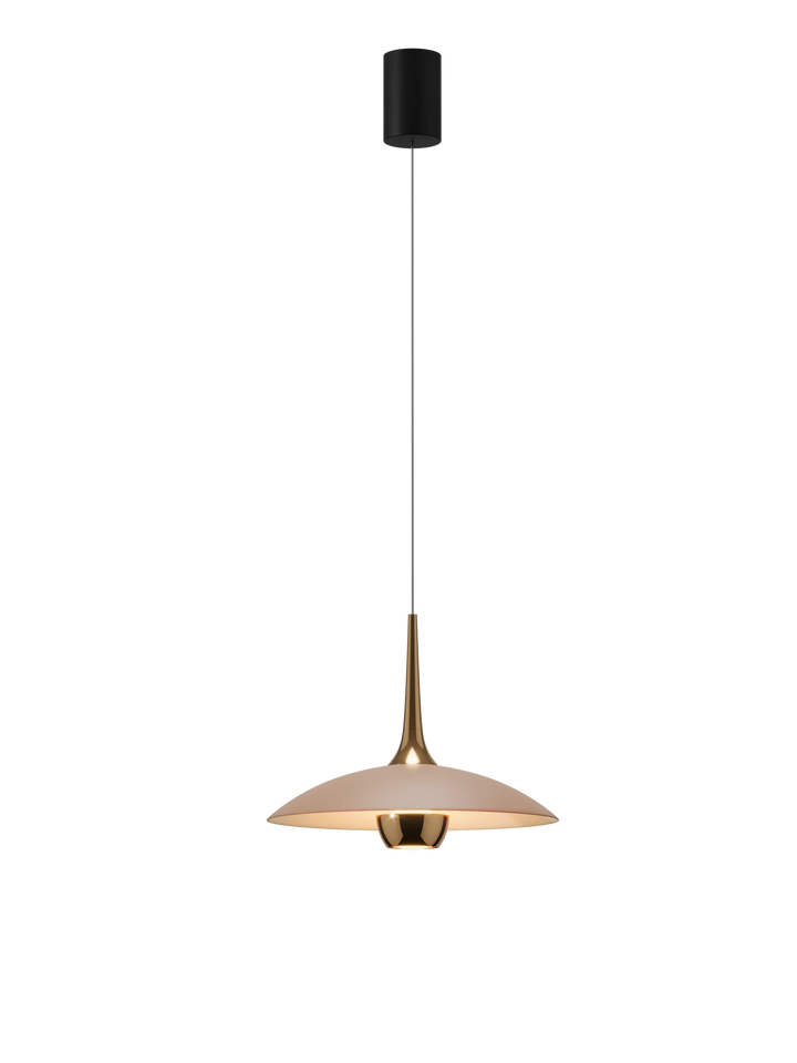 Pendul cu discu auriu MANUKA 12W MAXLIGHT P0674
