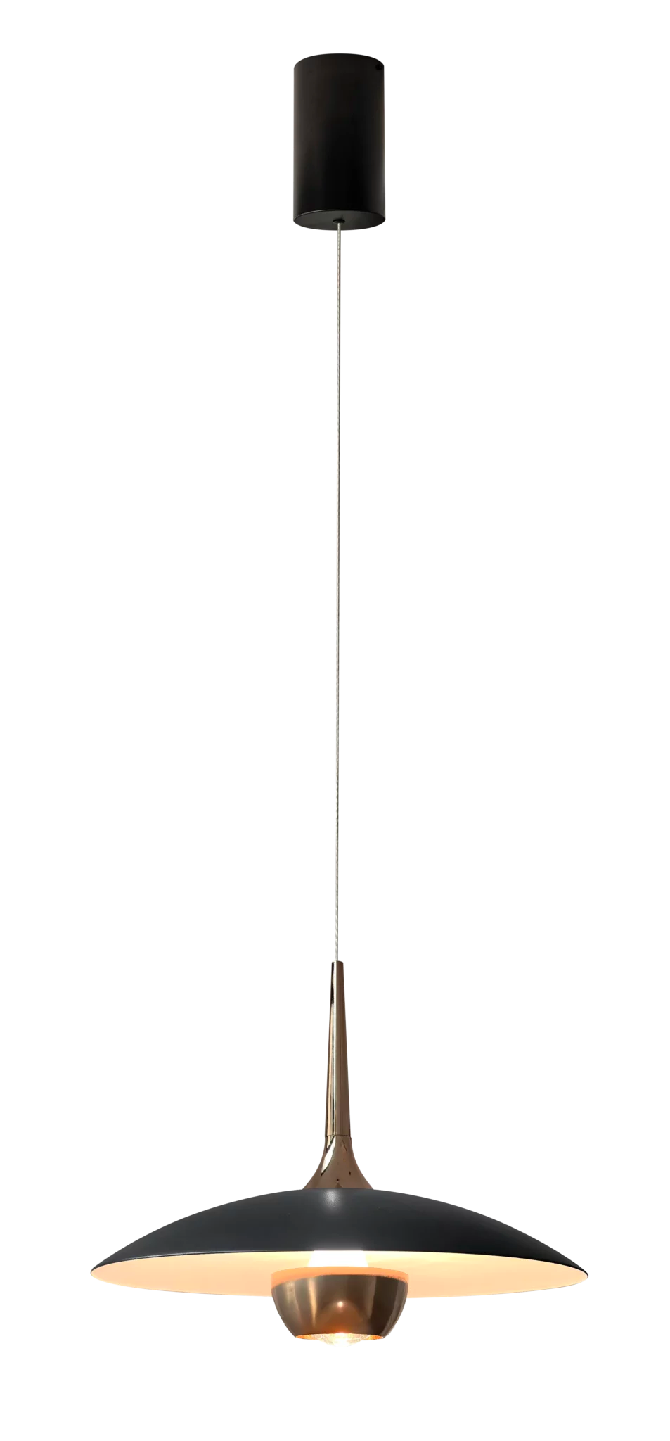 Pendul negru auriu MANUKA 12W MAXLIGHT P0676