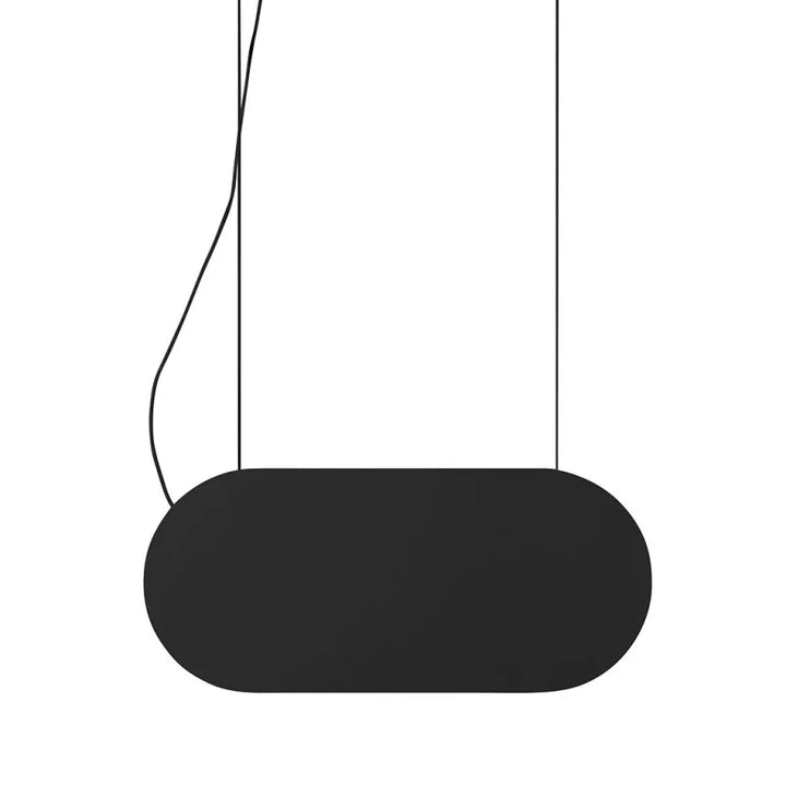 Lustra suspendata alba minimalista masa dining Malumi A Black