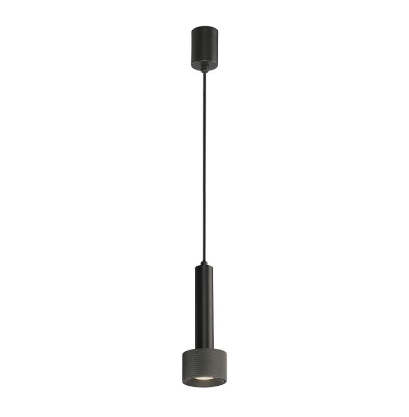 Pendul metal negru/gri modern Polo