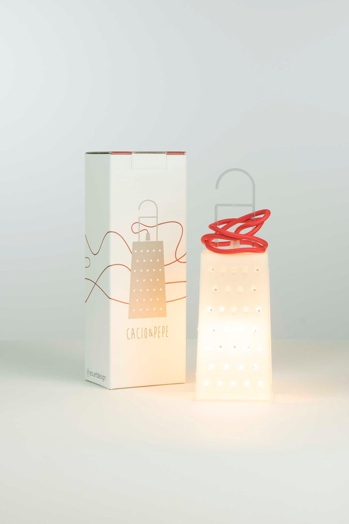 Lampa in forma de razator Cacio&pepe by In-Es.Artdesign