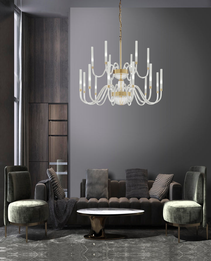 Candelabru Tyra L12+6 by Euroluce