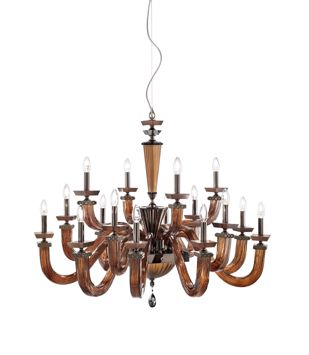 Candelabru Desiderio L8+4+4 by Euroluce