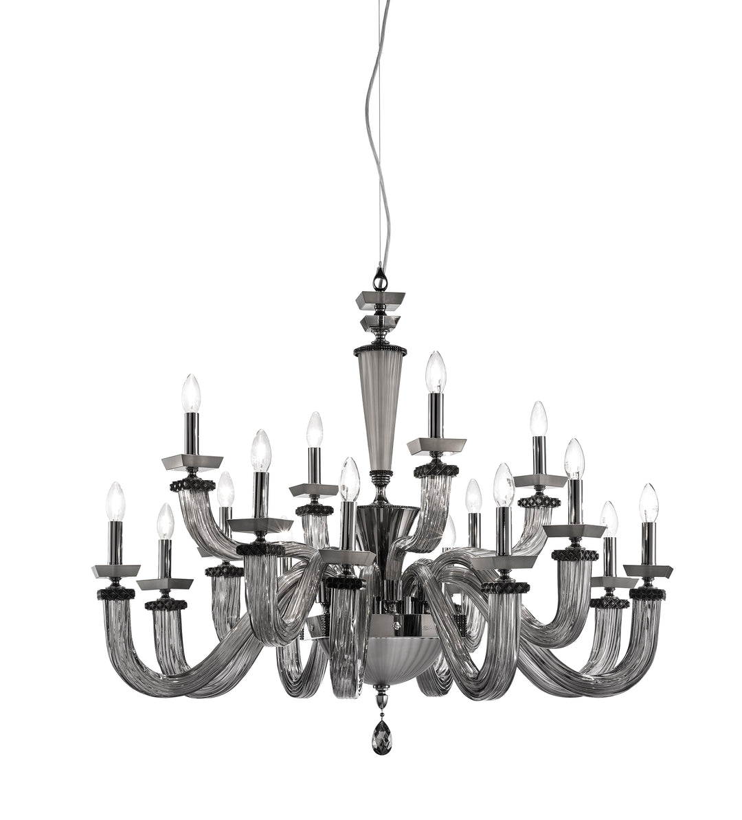 Candelabru Desiderio L8+4+4 by Euroluce