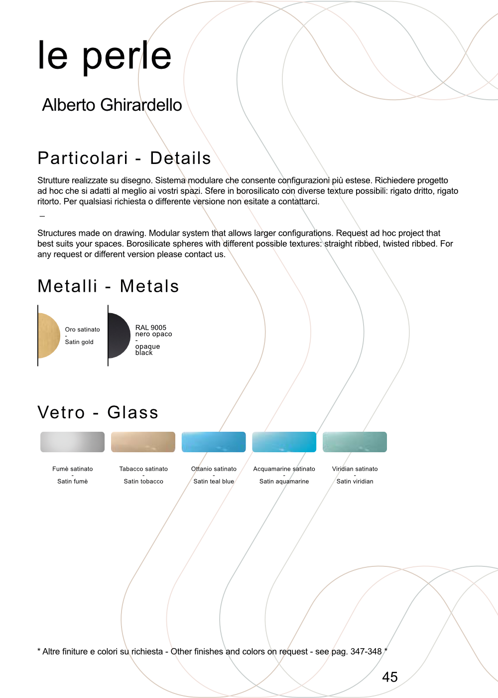 Lampa de podea Le Perle by Twenty Brand Design