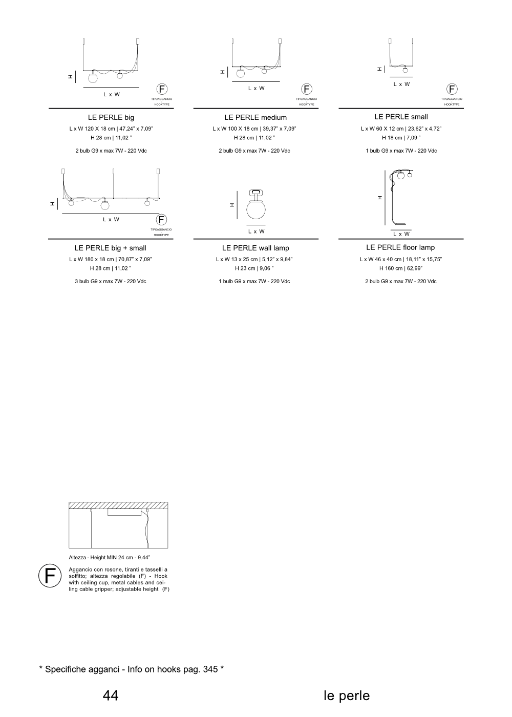 Lustra suspendata Le Perle Big + Small by Twenty Brand Design
