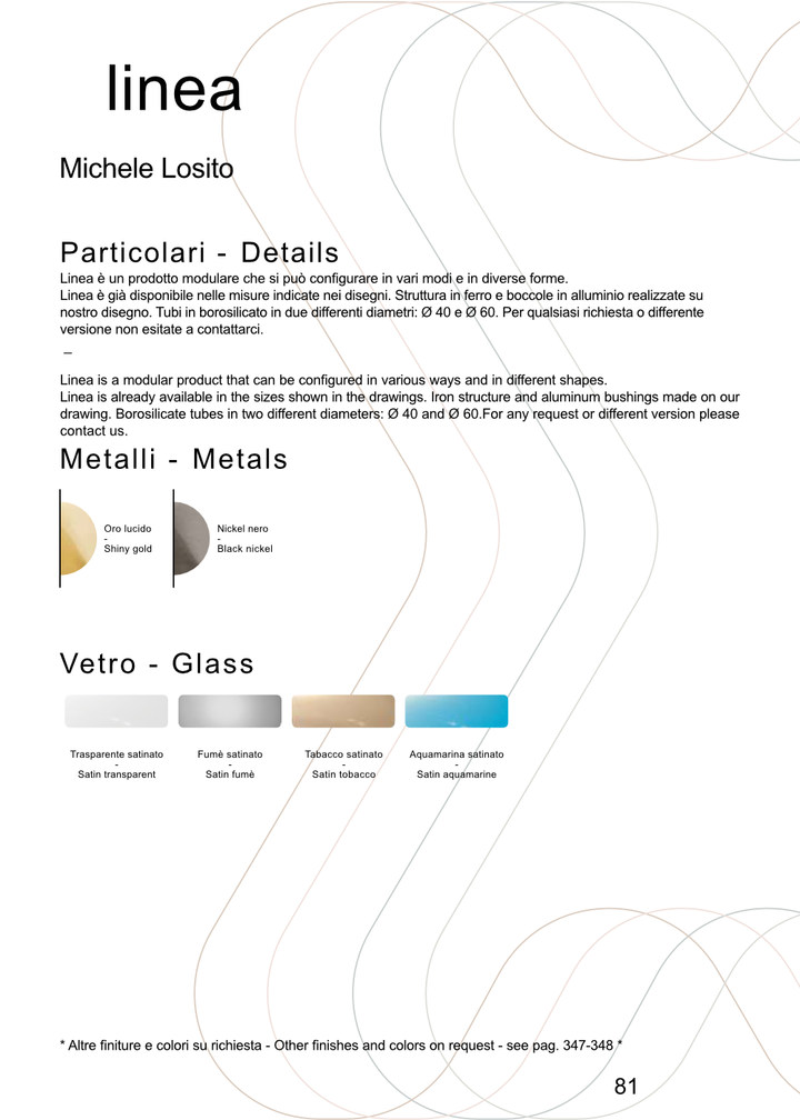 Lustra suspendata Linea by Twenty Brand Design