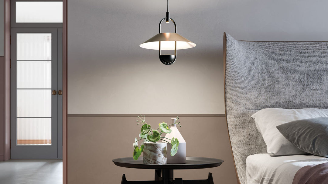 Pendul cu abajur in forma de palnie Luppiter