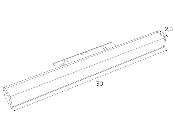 Spot Linear 30cm Zigbee Maxlight M0001Z Magnetic