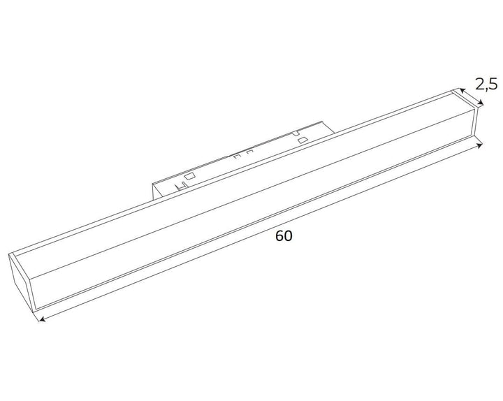 Spot linear 60cm Zigbee Maxlight M0002Z Magnetic