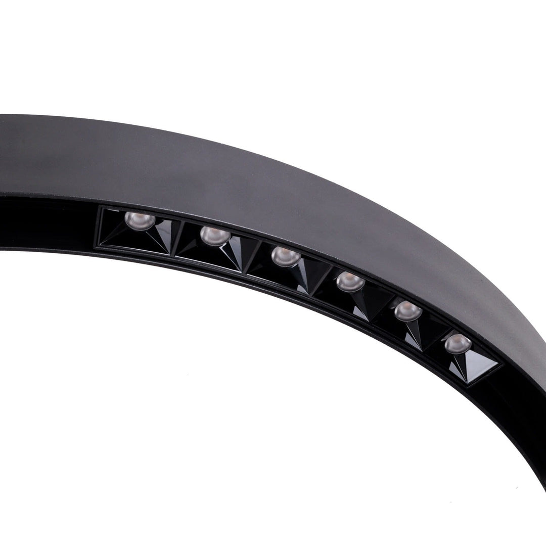 Spot magnetic Arc grid On/Off negru Maxlight M0039N