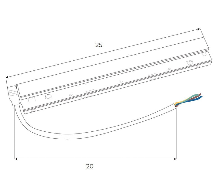 Sursa cu montaj pe sina 100W Dali Maxlight MA0006