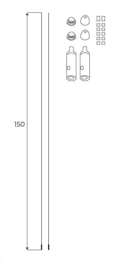 Kit suspensie pentru sine Maxlight MA0008