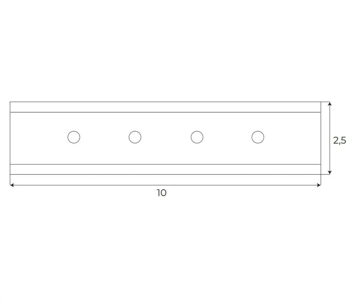 Conector metalic pentru sina aplicata Maxlight MA0009
