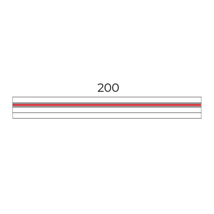 Sina neagra 200 cm Maxlight MHT1-200-BK 3-circuits