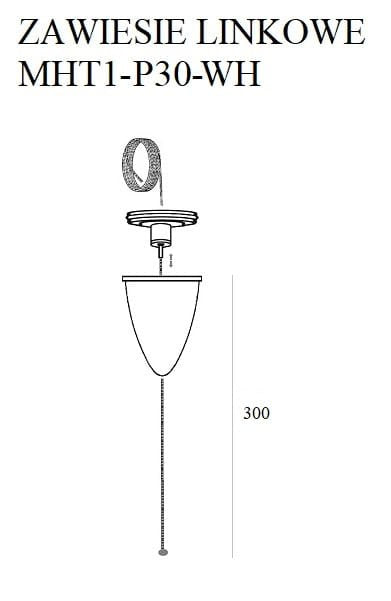 Conector electric intern alb Maxlight MHT1-I-WH