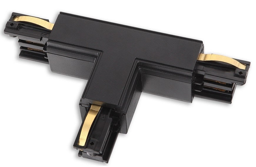 Conector stanga T negru 3F Maxlight MHT1-T/L-BK