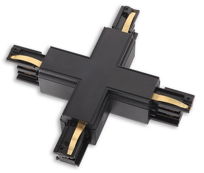 Conector in X negru 3F Maxlight MHT1-X-BK