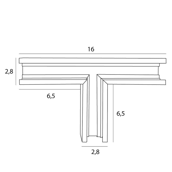 Conector T pentru sine cu profil mic MT0028/MT0029 Maxlight MT0032
