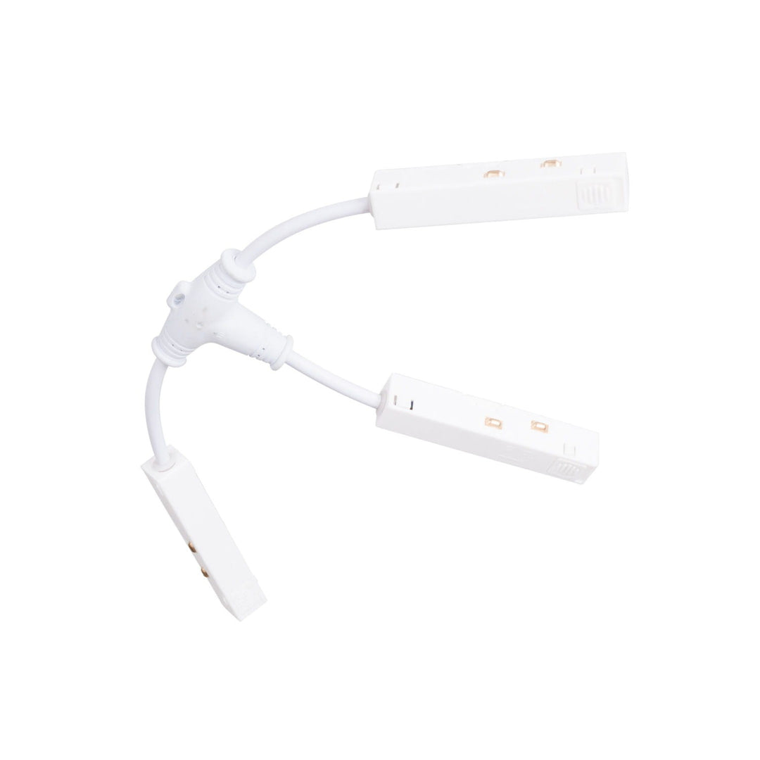 Conector electric pentru sina magnetica in forma de T alb Maxlight MT0035