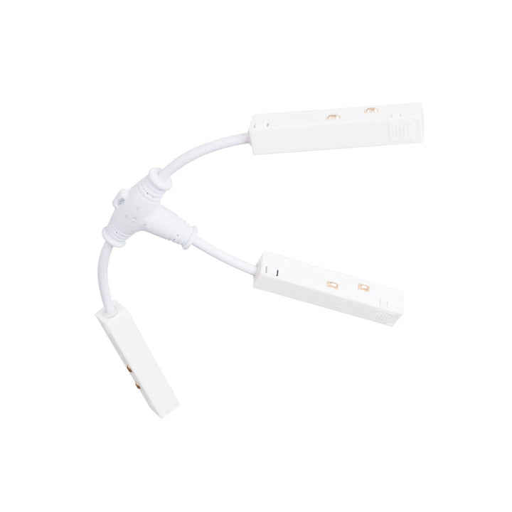 Conector electric pentru sina magnetica in forma de T alb Maxlight MT0035