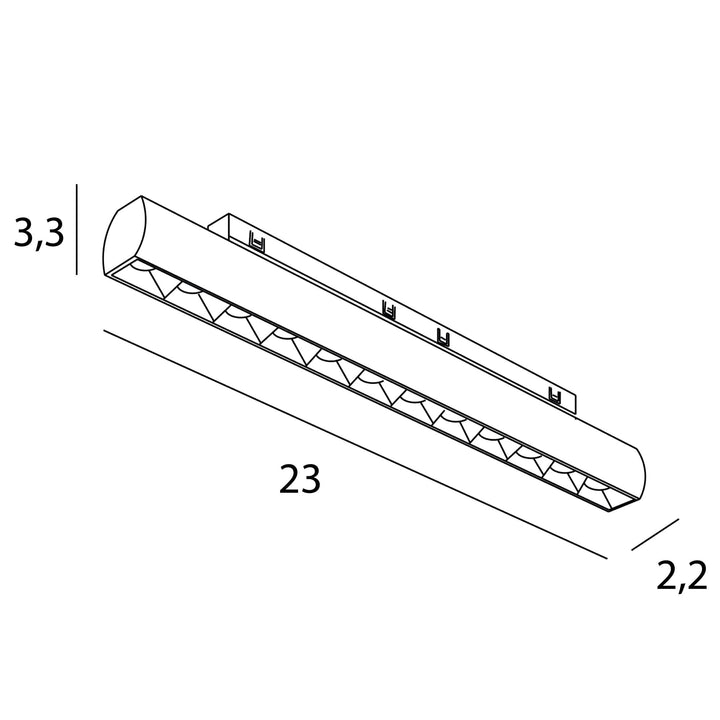 Spot linear rotabil 12W Zigbee MAXLIGHT N0003Z Micro11