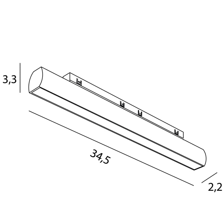 Spot linear rotabil 18W Zigbee MAXLIGHT N0007Z Micro11