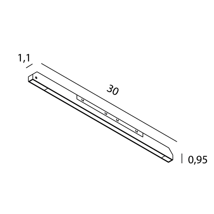 Spot linear 12W On/Off MAXLIGHT N0008N Micro11