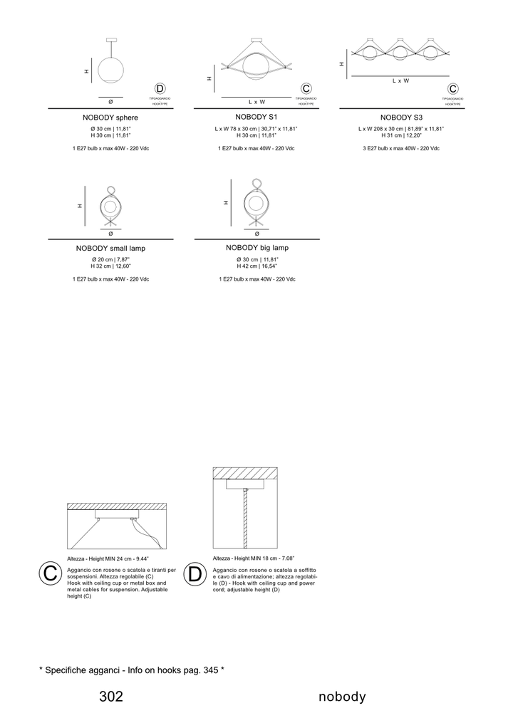 Lustra suspendata Nobody S3 by Twenty Brand Design