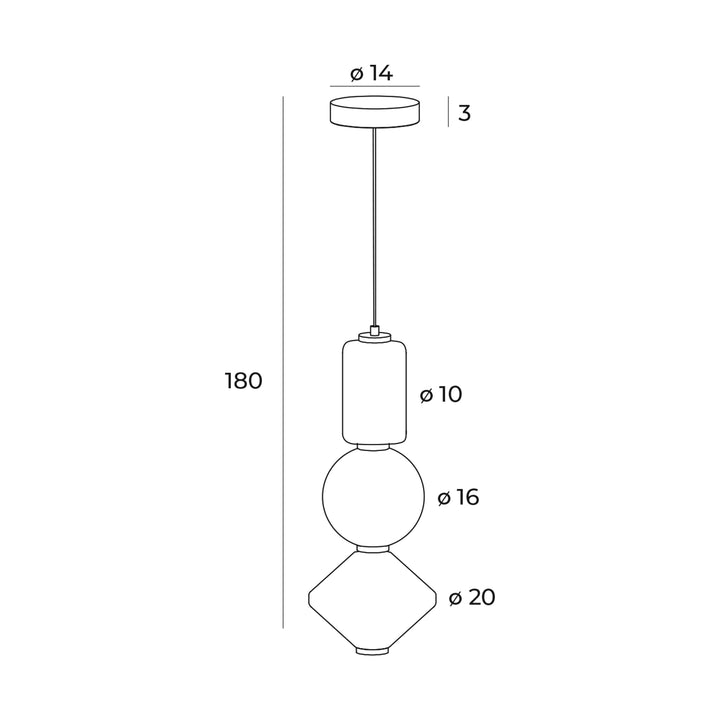 Pendul AKIKO Maxlight P0468