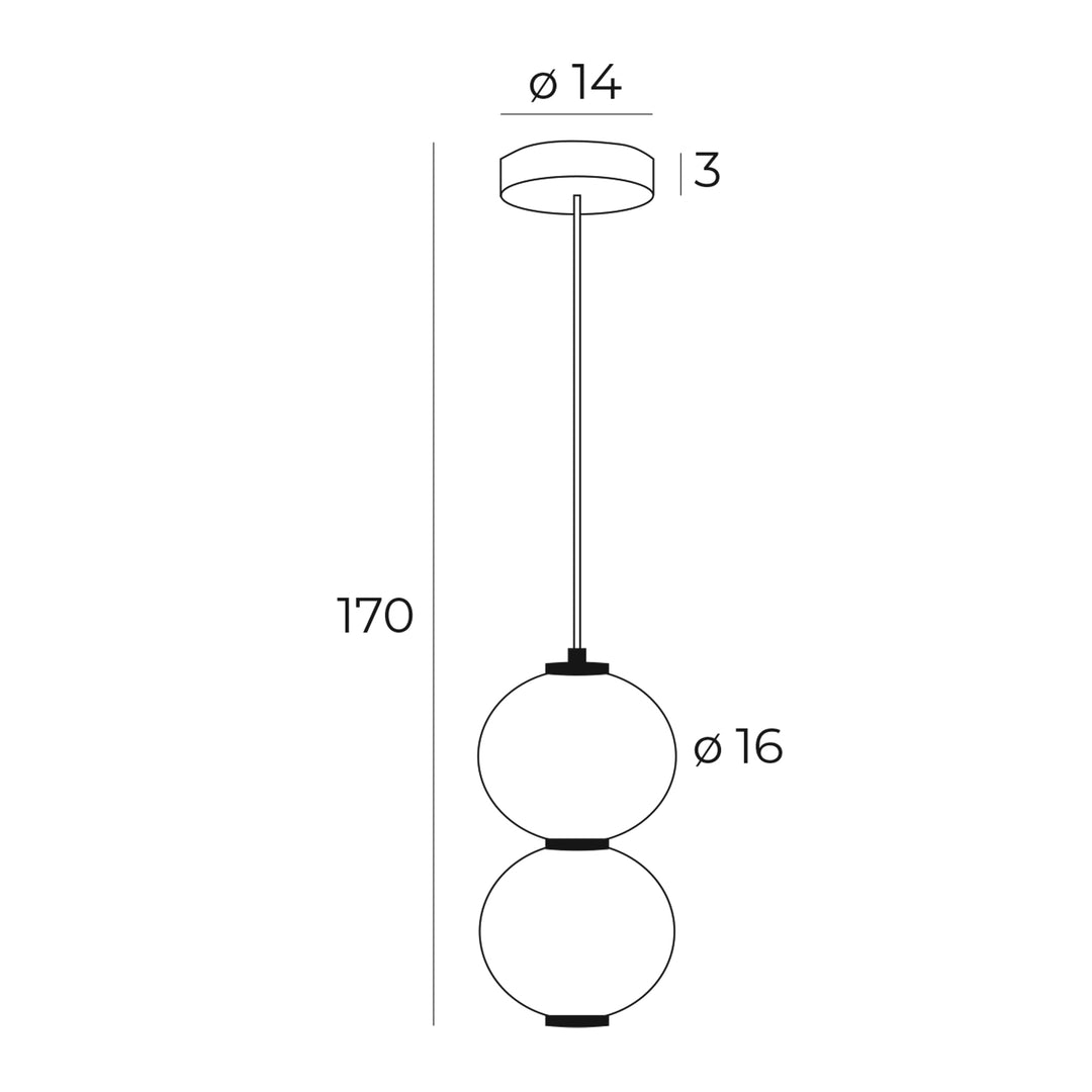 Pendul Tama 16W Maxlight P0469