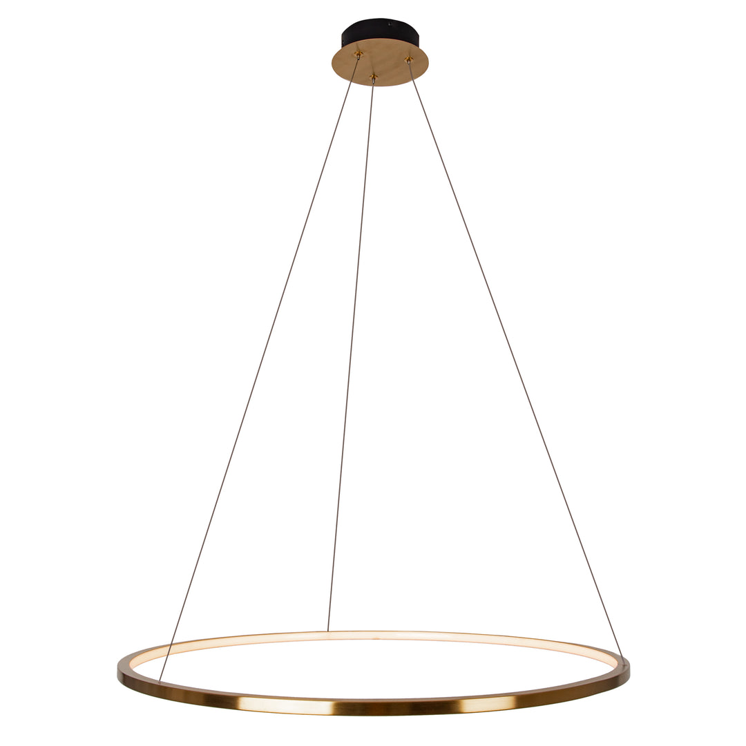 Lustra Queen diametru 50 cm auriu periat Maxlight P0493