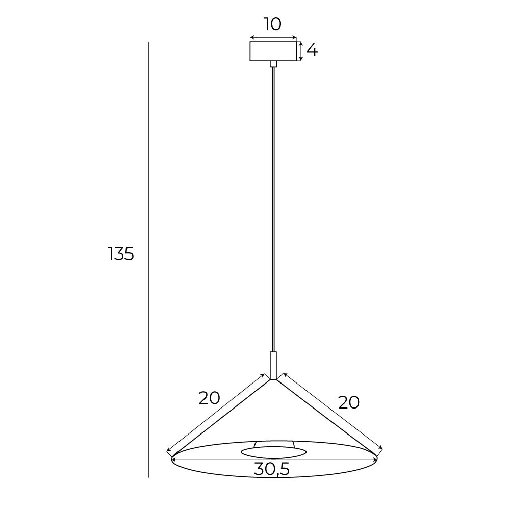 Pendul Vulcano I Maxlight P0505