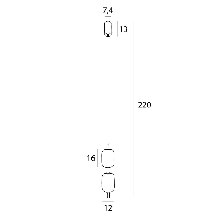 Pendul cu matase Elena 8W P0537D by Maxlight