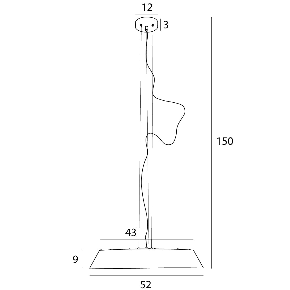 Pendul TAMAGO cu lemn de stejar Maxlight P0550