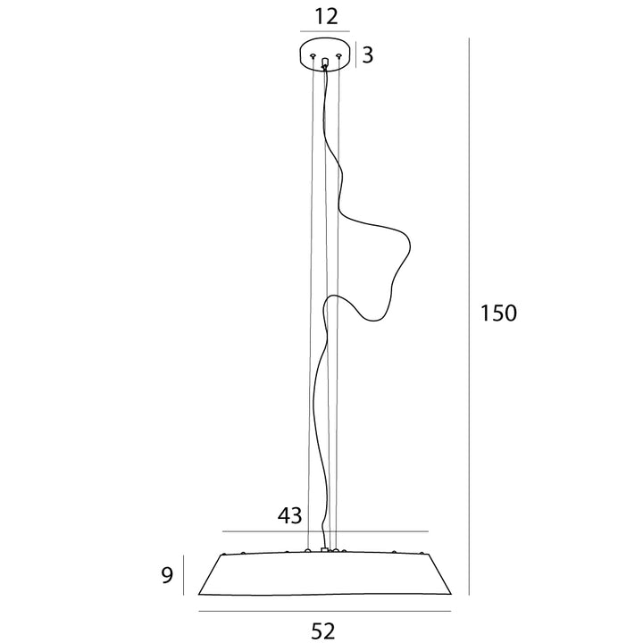 Pendul TAMAGO cu lemn de stejar Maxlight P0550