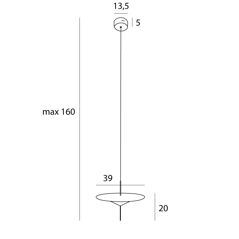 Pendul minimalist Cone by Maxlight