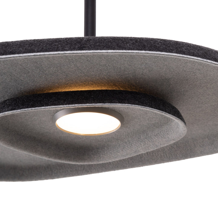 Pendul Deux gri cu negru Maxlight P0560