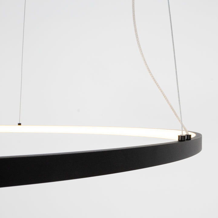 Lustra suspendata VISUAL 22W Negru MAXLIGHT P0656