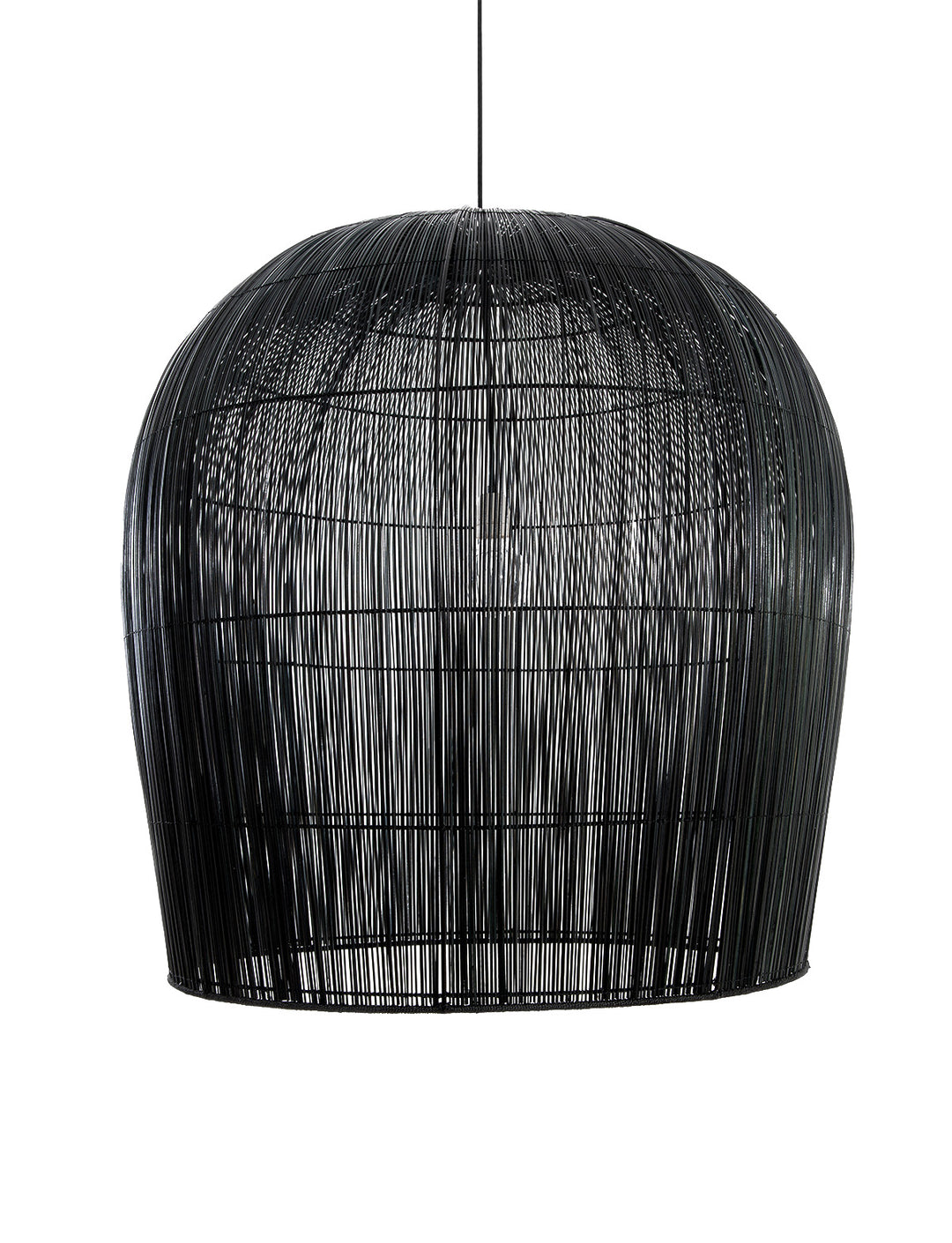 Lustra cu abajur din palmier Buri Bulb by Ay illuminate